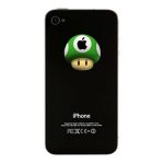 Mario 1Up Mushroom iPhone Decal