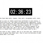 Portal 2 Mysterious Countdown Timer With 2 Hours 36 Minutes To Go