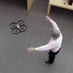 Parrot AR Drone Controlled By Micorosoft Kinect (Video)