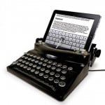The Typescreen Retro Typewriter iPad Dock
