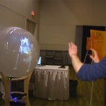 Two Kinect Devices And A Projector Combined To Create A 360 Degree Snowglobe Display (video)