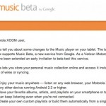Google Giving Out Music Beta Invites To Motorola Xoom Owners
