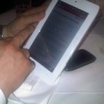 AndyPad Budget Gingerbread Tablet Poses For The Camera