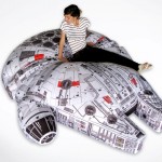 You Just Want To Jump On This Millennium Falcon Beanbag Bed