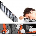 Inflatable Pillow Tie Is For Those Office Power Naps