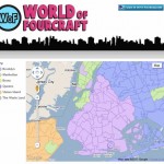 World of Fourcraft : New York City Becomes Real Life Risk Game Board
