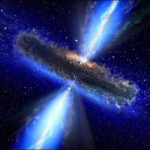 Reservoir Of Water Being Sucked By Black Hole