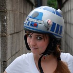 Custom Made R2-D2 Bike Helmet