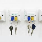 RJ-45 Ethernet Keychain Wall Rack