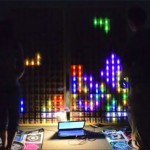 6ft Tetris Game Built Using LED Matrix Controlled By DDR Mats (video)