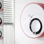 Black Luk Coffee Maker Hangs On A Wall