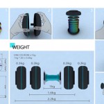 Disc Dumbbell Concept Makes Use Of Your Old CD,DVDs