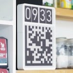 QR Code Clock, The Robot Readable Wall Clock (Video)