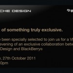 RIM And Porsche Design Unveiling A New BlackBerry Next Week?