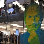 Steve Jobs Mural Created At Apple Store Using 4,001 Post It Notes (Video)