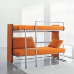 Bright Orange Double Bunk Transforms Into A Sofa (Video)