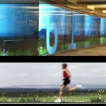 Race Marathon Runner Ryan Hall, Via Video Wall (video)