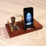 Retro Steampunk Radio iPhone Dock