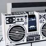 Cardboard Berlin Boombox Created By Axel Pfaender