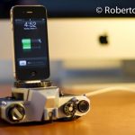Recylced Vintage Camera iPhone Dock