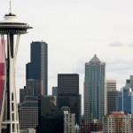 Giant Angry Bird Takes Over Seattle Space Needle