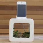 Bloombox Natural Acoustic Amplifying iPhone Dock (video)