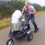 World’s Fastest Baby Stroller Hits 50mph (video)