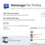 Facebook Messenger For Firefox Now Available (video)