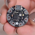 Adafruit Gemma Attiny85 Powered Button Sized Arduino Programmable Board