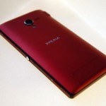 Sony Xperia ZL In Red Poses For The Camera