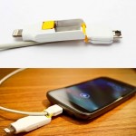 Orobis Transform offers micro USB and Lighting connector in one cable