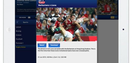 Sky Go For iOS Get Sports On Demand