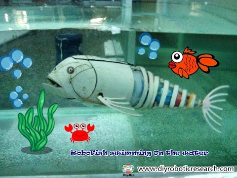 Arduino Controlled Robotic Fish Created Using Waste Pipe PVC Tubing ...