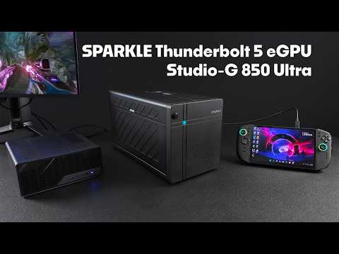 Sparkle Studio G Ultra 850 eGPU : Thunderbolt 5 External GPU Review ...