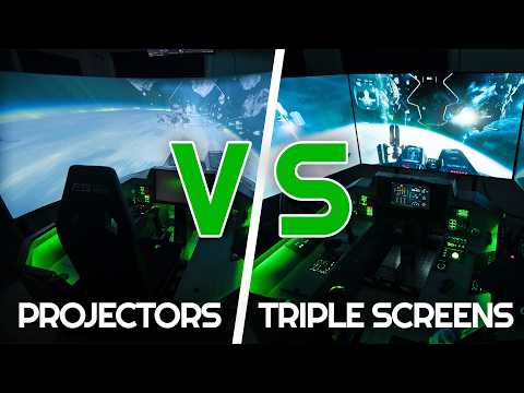 Triple Monitors vs Projectors : Best Display for Flight Sim Rigs 2026