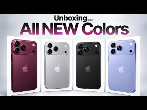 iPhone 18 Pro Max Colors: Silver, Black, Glacier, Burgundy - Geeky Gadgets