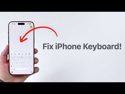 How to Fix iPhone Keyboard Issues After iOS 26 Update - Geeky Gadgets