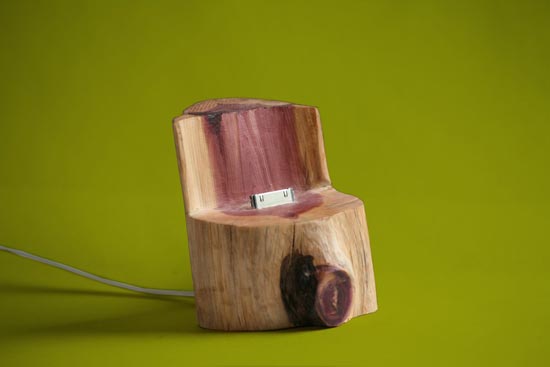 Tree Trunk iPhone Dock