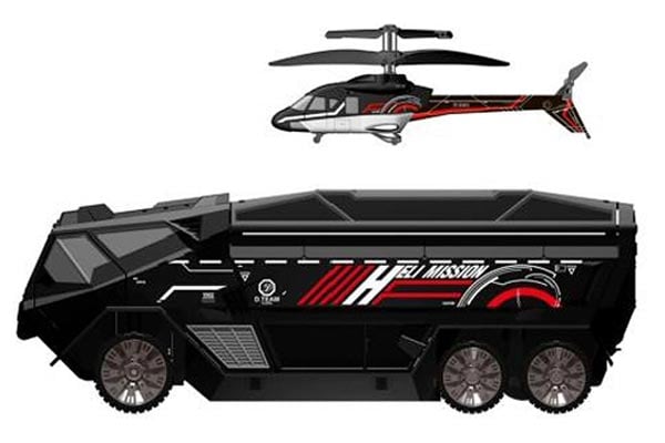 Silverlit Heli Mission SWAT Truck