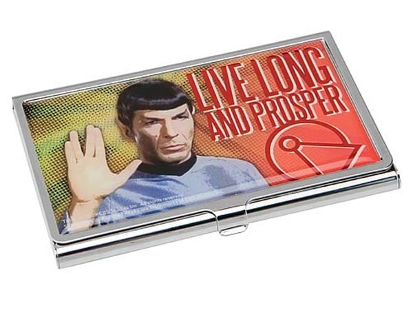 Star Trek Metal Business Card Holder