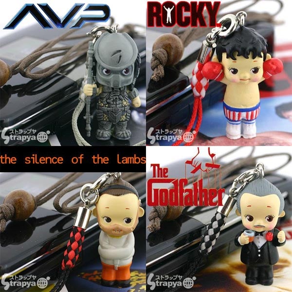 Strapya Movie Character Cell Phone Charms