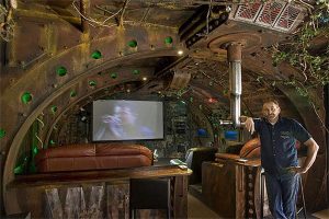 Steampunk Submarine Room