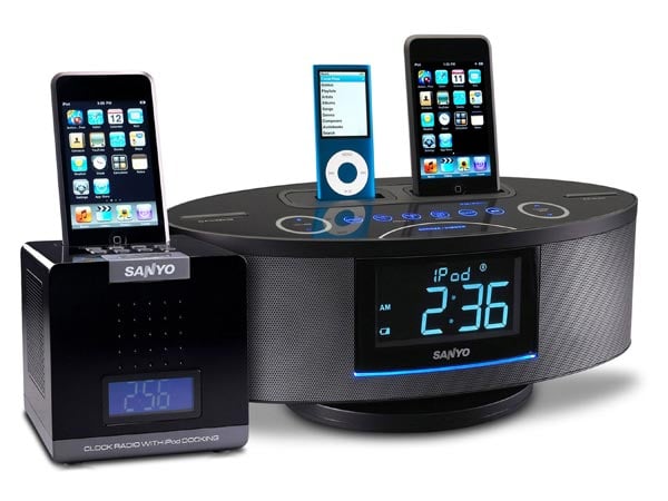 Sanyo Launches Two New iPod Docks