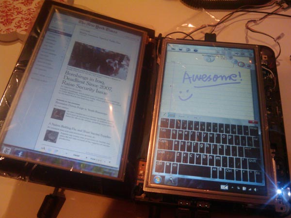 Harlequin Project Dual Touchscreen Tablet Mod
