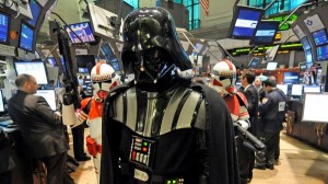 Darth Vader Rings The Opening Bell At The NYSE