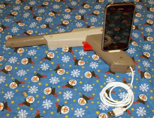 NES Light Gun iPhone Dock
