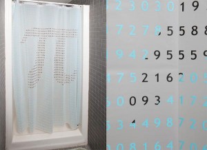 Pi Shower Curtain