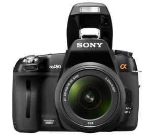 Sony Alpha 450 DSLR Camera