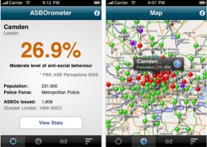ASBOrometer iPhone App Launches In the UK