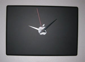 Recycled Apple MacBook Clock